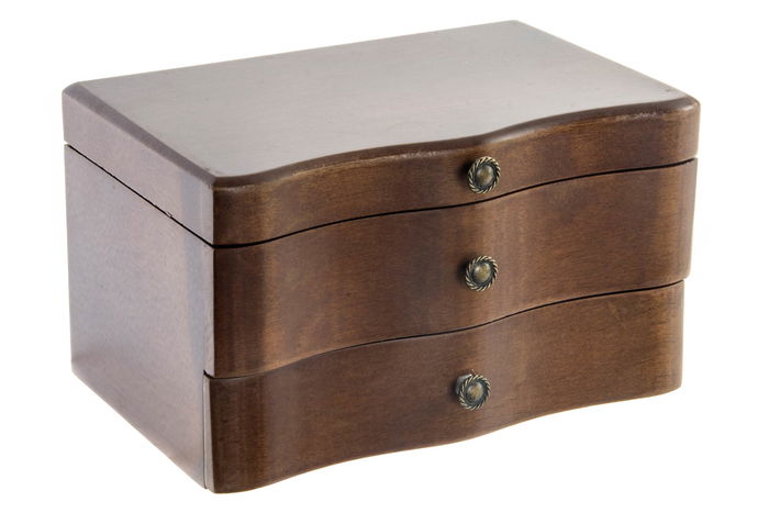 DKD Home Decor Joyero Marron 20 x 13.5 x 12 cm