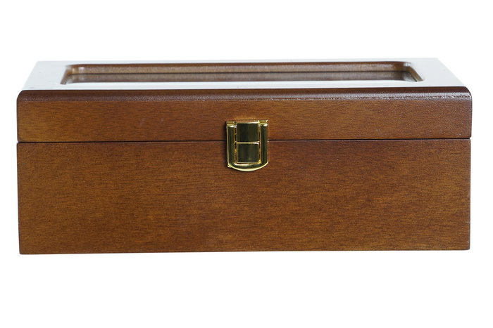 DKD Home Decor Relojero Marron 12 x 8 x 22 cm para 4 relojes