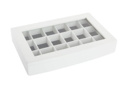 DKD Home Decor Joyero de MDF Lacado y Terciopelo 30x20x5 cm