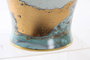 DKD Home Decor Tibor Moderno Azul Dorado Porcelana 23 x 43 x 23 cm Colección Ethan
