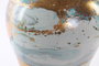 DKD Home Decor Tibor Moderno Azul Dorado Porcelana 23 x 43 x 23 cm Colección Ethan