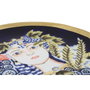 DKD Home Decor Centro de Mesa de Porcelana Margot Multicolor 42x42x4 cm