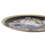 DKD Home Decor Centro de Mesa de Porcelana Margot Multicolor 42x42x4 cm