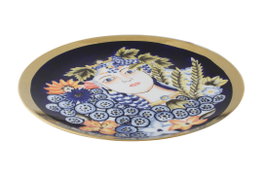 DKD Home Decor Centro de Mesa de Porcelana Margot Multicolor 42x42x4 cm