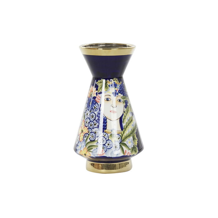 DKD Home Decor Jarrón de Porcelana Margot Multicolor