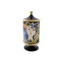DKD Home Decor Jarrón de Porcelana Cara Multicolor y Azul Colección Margot