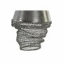 DKD Home Decor Lámpara de Techo de Metal Negro con Acabado Desgastado