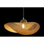 DKD Home Decor Lámpara de Techo Pamela de Bambú Marrón Natural