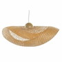 DKD Home Decor Lámpara de Techo Pamela de Bambú Marrón Natural