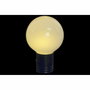 DKD Home Decor Decoración Luminosa Imán LED 6x6x10 Bombilla Negro