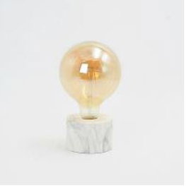 DKD Home Decor Decoración Luminosa de Cemento LED Surtida de 2 Piezas