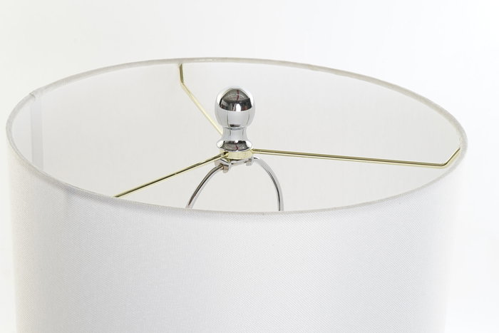 DKD Home Decor Lámpara Sobremesa Blanco 33 x 65 x 33 cm