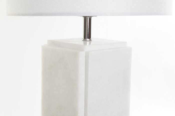 DKD Home Decor Lámpara Sobremesa Blanco 33 x 65 x 33 cm