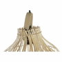 DKD Home Decor Lámpara de Techo de Ratán y Bimbre Marrón Natural 30x30x29 cm