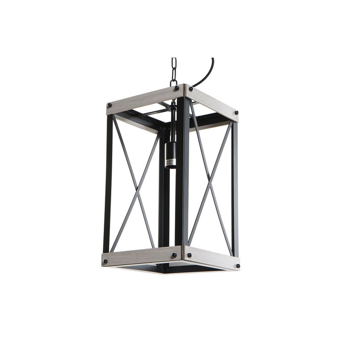 DKD Home Decor Lámpara de Techo de Metal Marrón E27