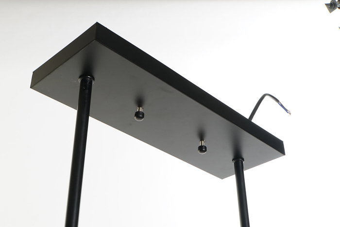 DKD Home Decor Lámpara de Techo Marrón Aluminio Cristal 10 x 30 x 52 cm