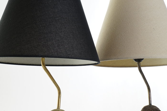 DKD Home Decor Lámpara Sobremesa Moderno Dorado Negro 32.5 x 30 x 60 cm (2 Unidades)