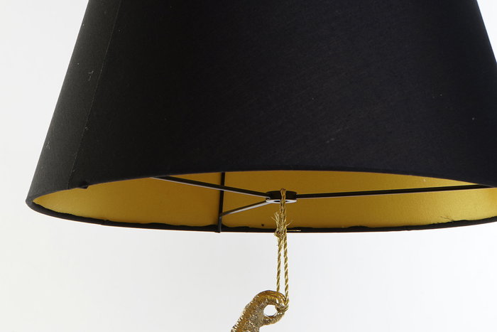 DKD Home Decor Lámpara de Techo Colonial Dorado 35.5 x 51 x 35.5 cm (2 Unidades)