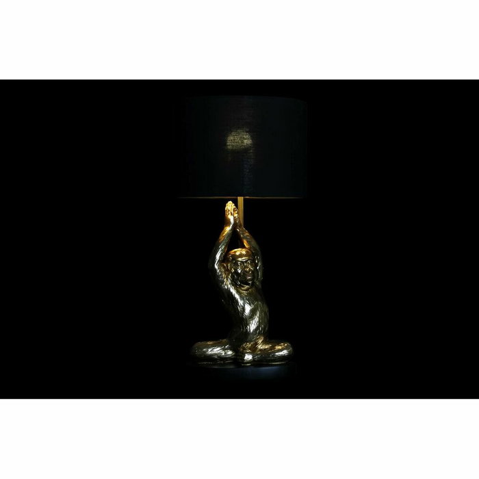 DKD Home Decor Lámpara Sobremesa Colonial Dorado Negro 25 x 49 x 25 cm DKD Home Decor Lámpara Sobremesa Colonial Dorado Negro 25 x 49 x 25 cm