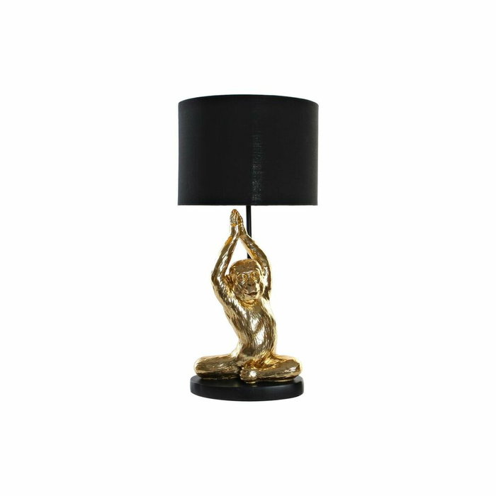 DKD Home Decor Lámpara Sobremesa Colonial Dorado Negro 25 x 49 x 25 cm DKD Home Decor Lámpara Sobremesa Colonial Dorado Negro 25 x 49 x 25 cm