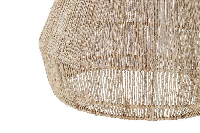 DKD Home Decor Pantalla Balines Yute Metal Natural 38 x 42 x 38 cm (2 Unidades)