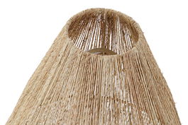 DKD Home Decor Pantalla Balines Yute Metal Natural 38 x 42 x 38 cm (2 Unidades)