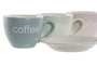 Cafe Scandi DKD Home Decor Verde Rosa 7.5 x 7.5 x 10 cm Set de 6