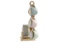 Cafe Scandi DKD Home Decor Verde Rosa 7.5 x 7.5 x 10 cm Set de 6