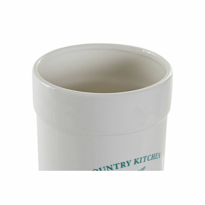 DKD Home Decor Bote para Utensilios Dolomite Blanco DKD Home Decor Bote para Utensilios Dolomite Blanco