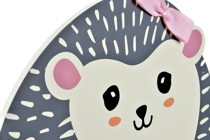 DKD Home Decor Perchero Pared Erizo Kids Gris Blanco 4.5 x 30 x 30 cm DKD Home Decor Perchero Pared Erizo Kids Gris Blanco 4.5 x 30 x 30 cm