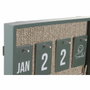 DKD Home Decor Memo Fotos MDF PP 30X3X50 con Calendario Surtido de 2 Unidades
