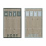 DKD Home Decor Memo Fotos MDF PP 30X3X50 con Calendario Surtido de 2 Unidades
