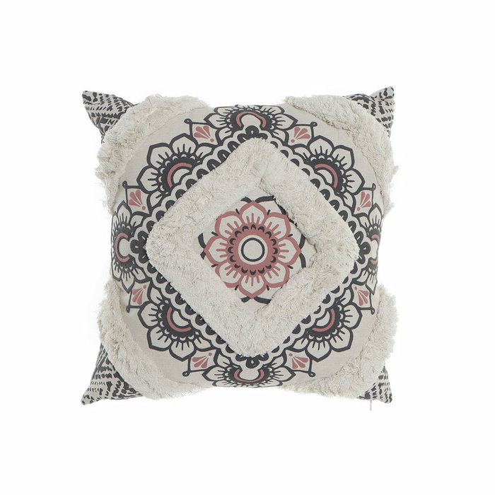 DKD Home Decor Cojín Moroccan Blanco 45x45x10 cm