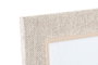 DKD Home Decor Marco de Foto Tradicional 13x18 Beige Lino 1.6 x 24 x 19 cm