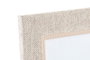 DKD Home Decor Marco de Fotos de Lino 13x18 cm Beige