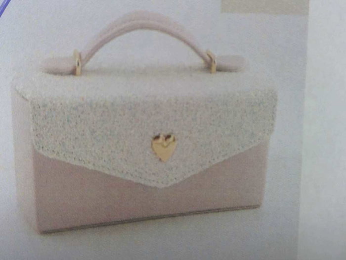 DKD Home Decor Relojero de PU y Cristal Lila para 6 Relojes