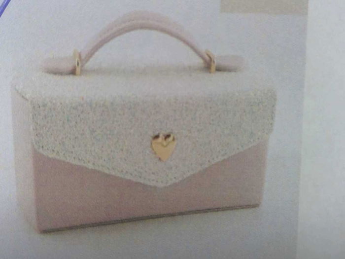 DKD Home Decor Relojero Romantico Lila 11 x 9 x 33 cm Algodon de Azucar