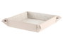 DKD Home Decor Bandeja Vaciabolsillos Romantico Lila 20 x 4 x 20 cm