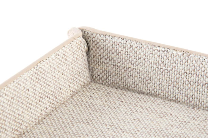 DKD Home Decor Bandeja Vaciabolsillos Romantico Lila 20 x 4 x 20 cm