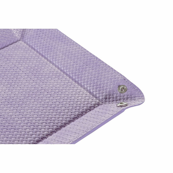 DKD Home Decor Bandeja Vaciapollillos PU 20x20x4 Lila DKD Home Decor Bandeja Vaciapollillos PU 20x20x4 Lila
