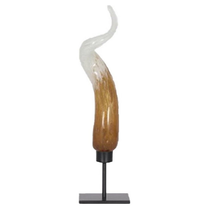 DKD Home Decor Decoración de Cristal y Metal Bicolor GISLY