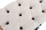 DKD Home Decor Descalzadora de Lino y MDF Beige