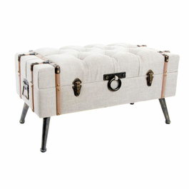 DKD Home Decor Descalzadora Loft Beige Negro 42 x 43 x 82 cm