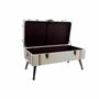DKD Home Decor Descalzadora Loft Beige Negro 42 x 43 x 82 cm