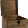 DKD Home Decor Mesita Auxiliar SOHO con Baúl Natural