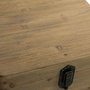 DKD Home Decor Mesita Auxiliar SOHO con Baúl Natural