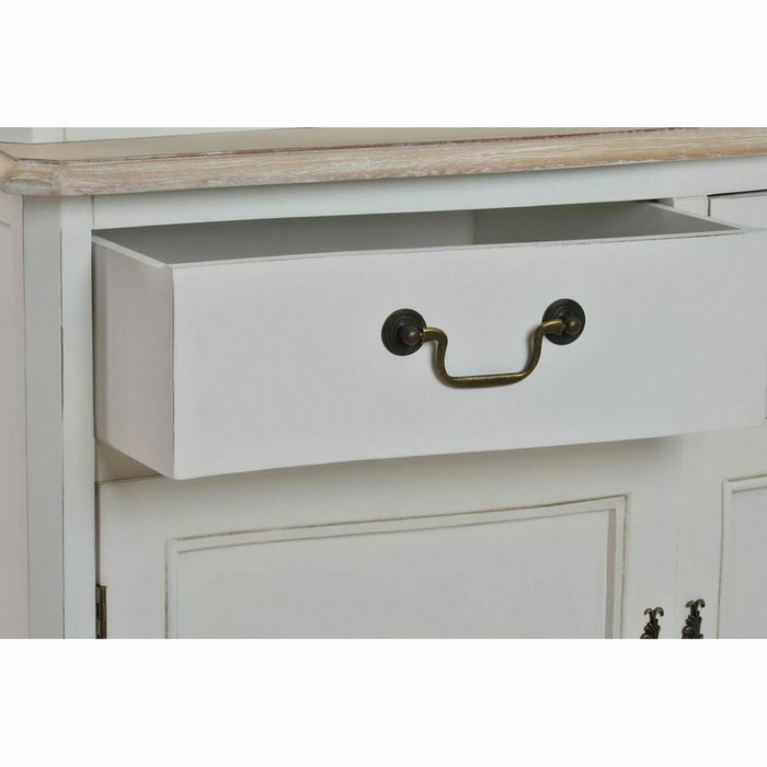 DKD Home Decor Vitrina Versalles3 de Madera y Cristal con 4 Puertas y 2 Cajones