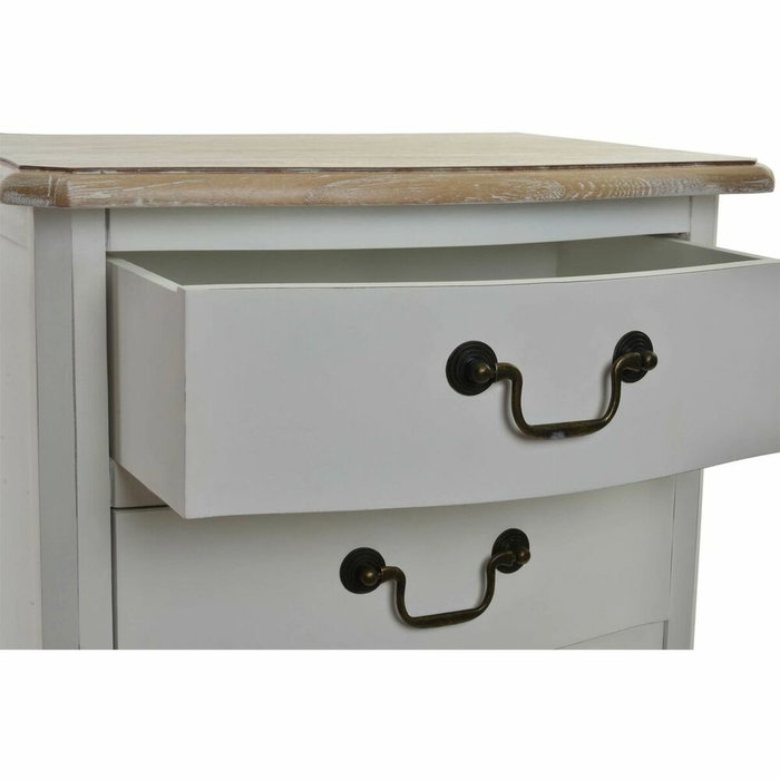 DKD Home Decor Chifonier de Madera Versalles3 Blanco y Natural DKD Home Decor Chifonier de Madera Versalles3 Blanco y Natural