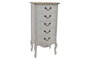 DKD Home Decor Chifonier de Madera Versalles3 Blanco y Natural