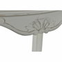 DKD Home Decor Mesita de Noche de Madera 48x35x69 Blanco y Natural